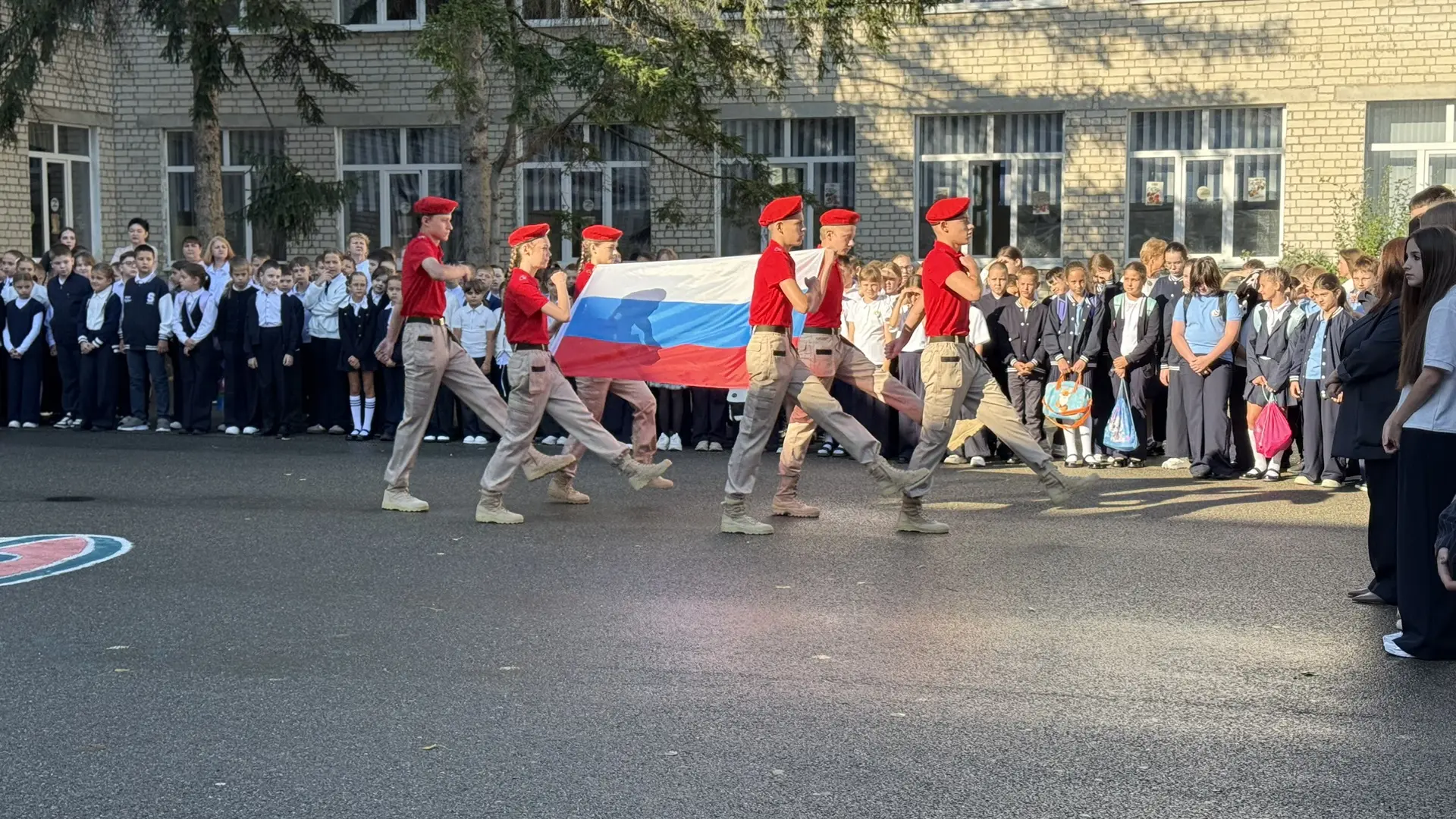 Первая линейка в новом учебном году!