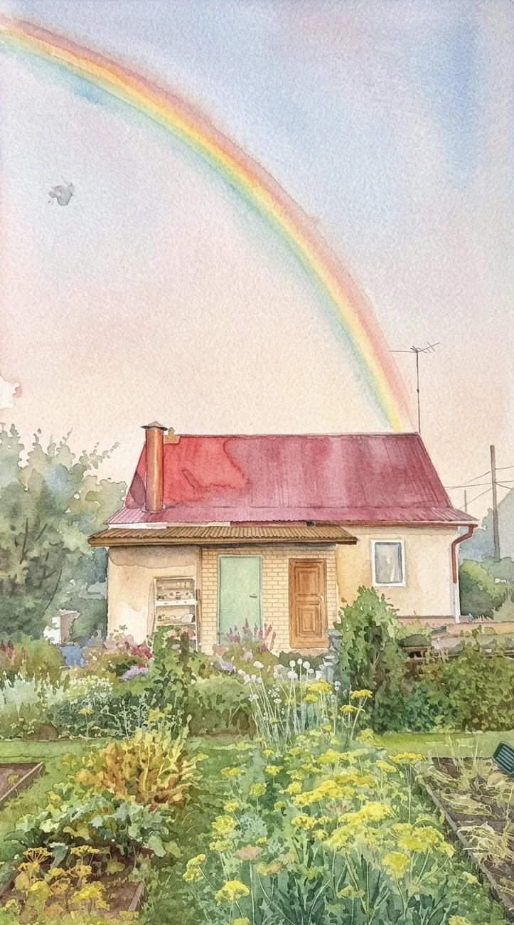 Радуга в ст.Кстово 🌈