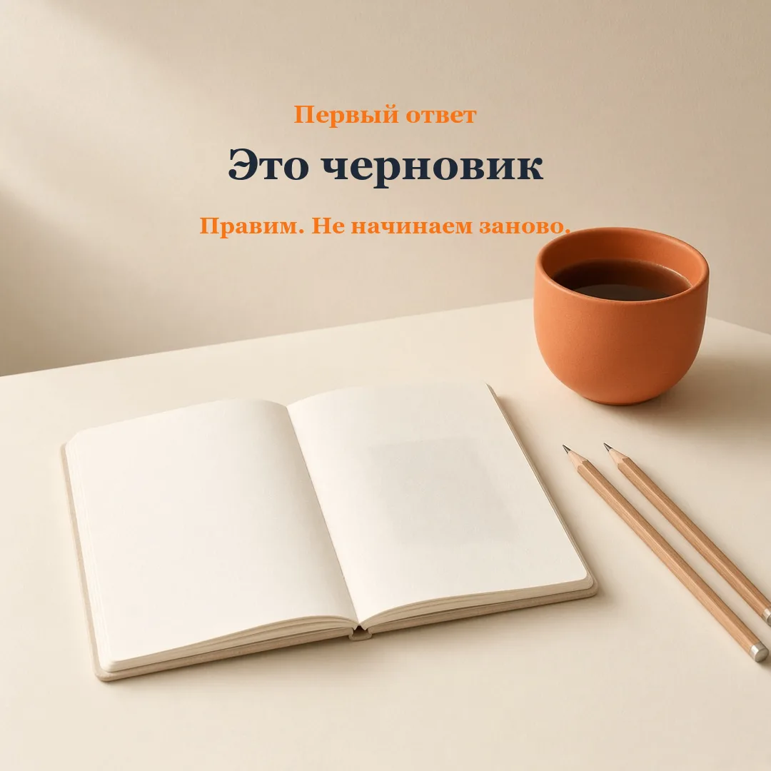 Многие закрывают чат после первого ответа. «Ну вот, ерунда». А надо было не начинать за...