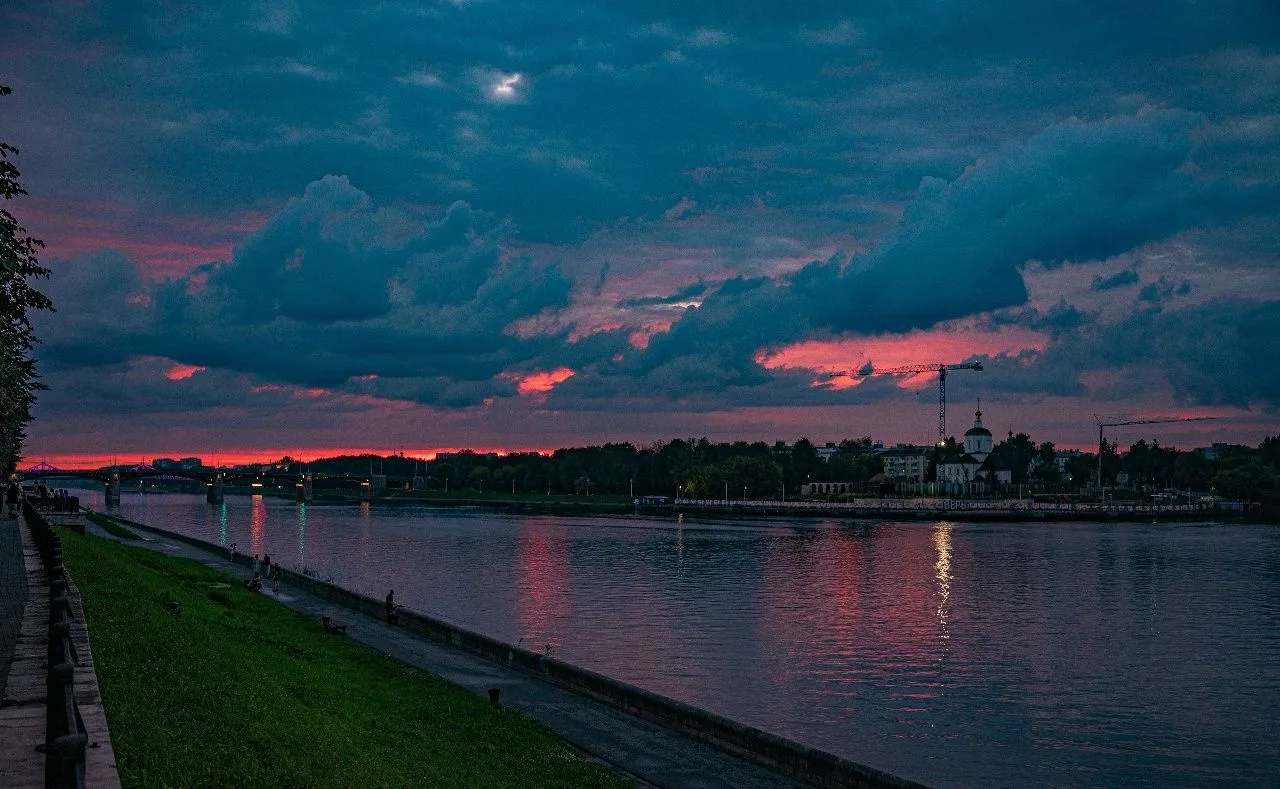 Вечерние краски Твери✨