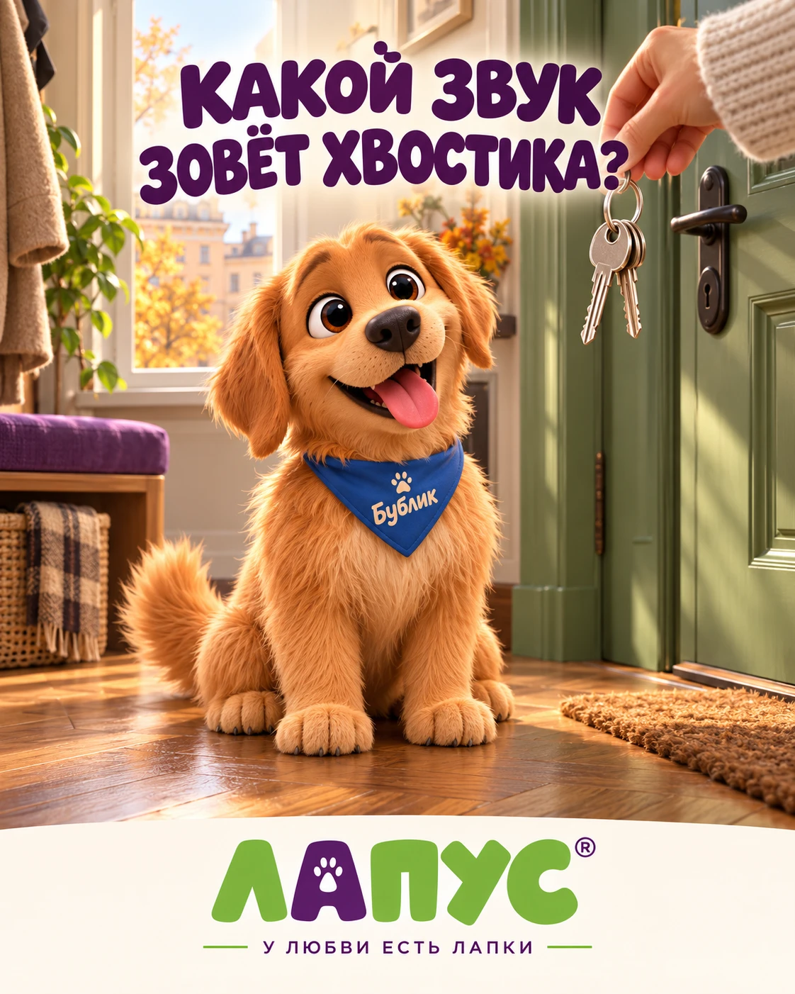 На какой звук дома прибегает ваш питомец? 👂