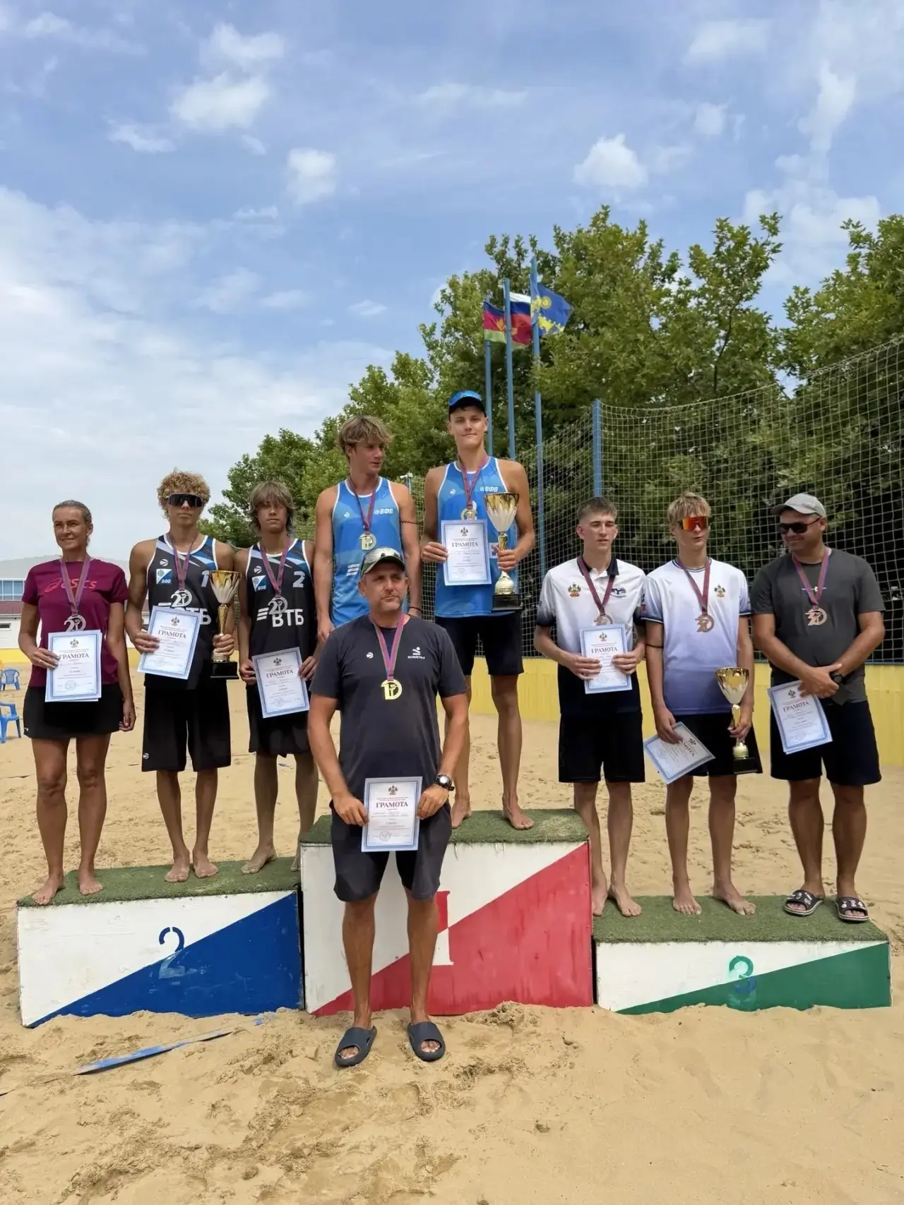 🏐 Финал первенства Краснодарского края по пляжному волейболу среди юношей и девушек до 17 лет завер