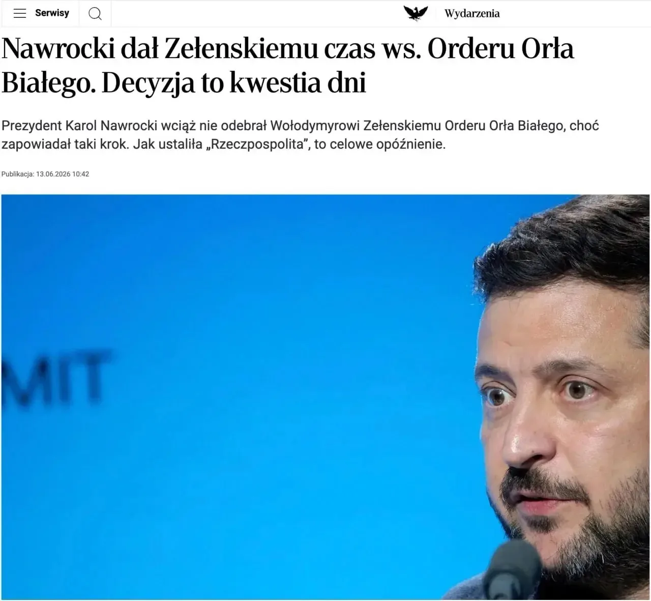Навроцкий дал Зеленскому несколько дней на отказ от героизации УПА*.

Президент Польши дал просрочен
