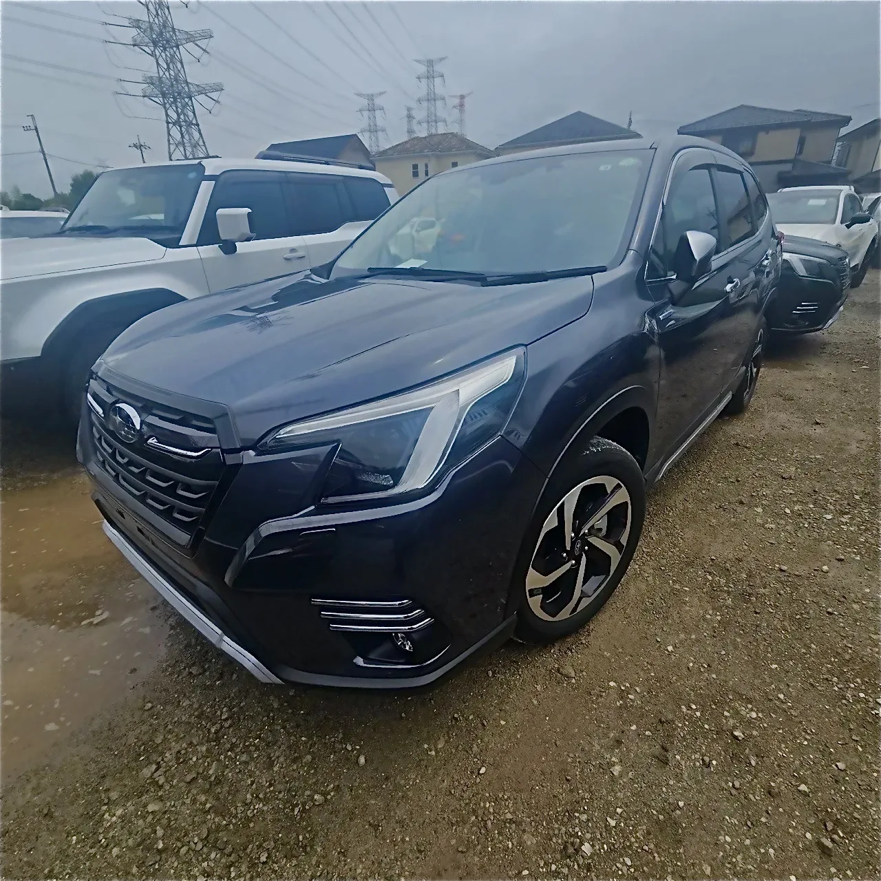 Приобрели и уже доставили на стоянку в Японии санкционный кроссовер Subaru Forester для Анатолия из 