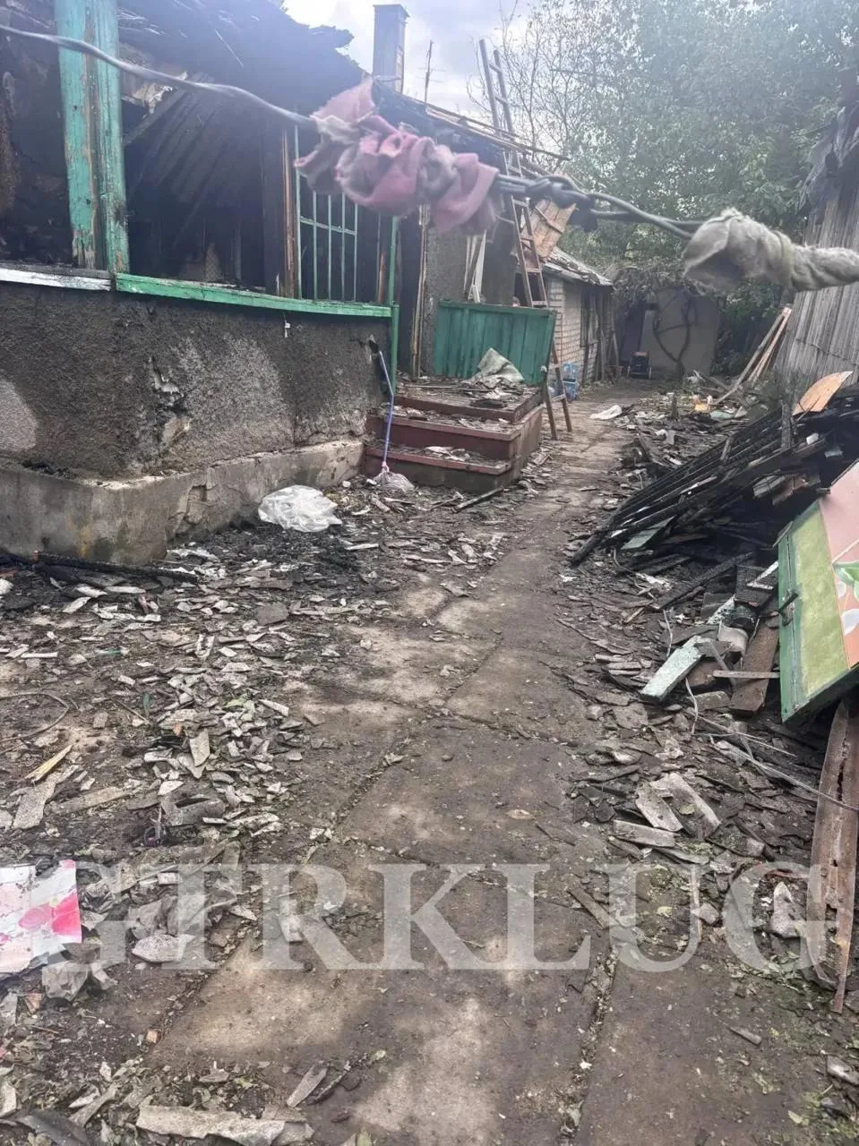 ⚡️ Кадры последствий атаки БПЛА в Брянке