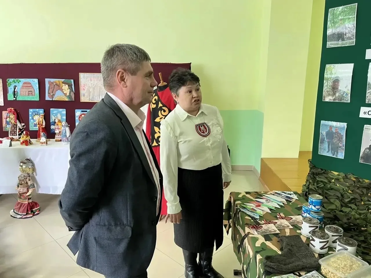 💥11 марта приняли участие в организации выставочной зоны в Доме культуры села Новые Ки...