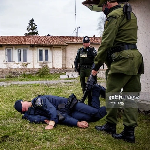 Полицейский погиб во время задержания вооруженного мужчины, обвиняемого в незаконном об...
