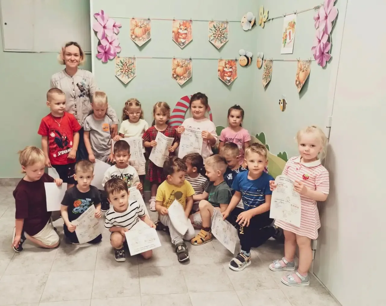 Сегодня в средней группе "Флоксы" прошло замечательное занятие в формате квеста «Детски...