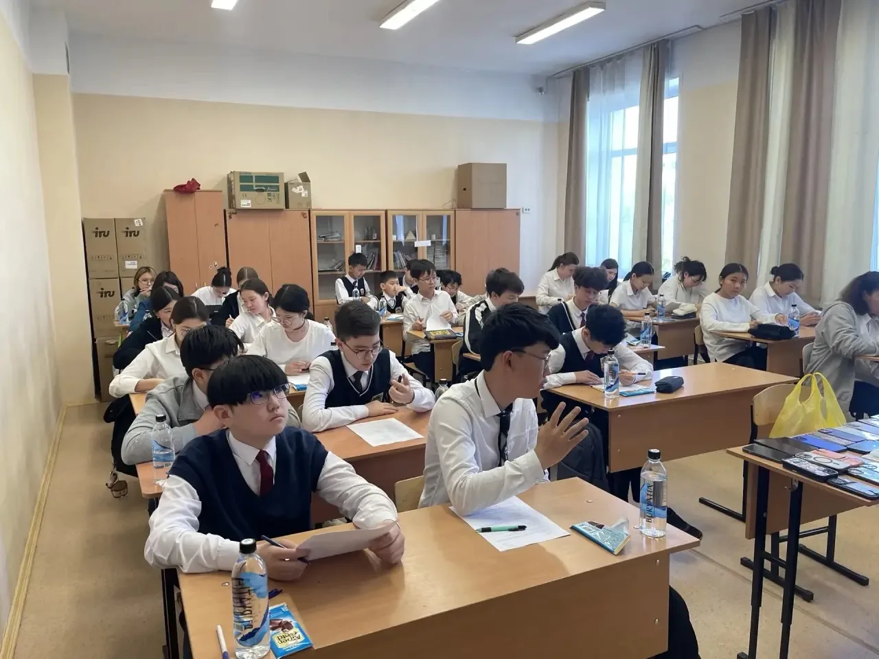 Сегодня в 7-х классах переводной экзамен по английскому языку 🤩  Удачи, ребята🌟 Мы уверены в ваших з