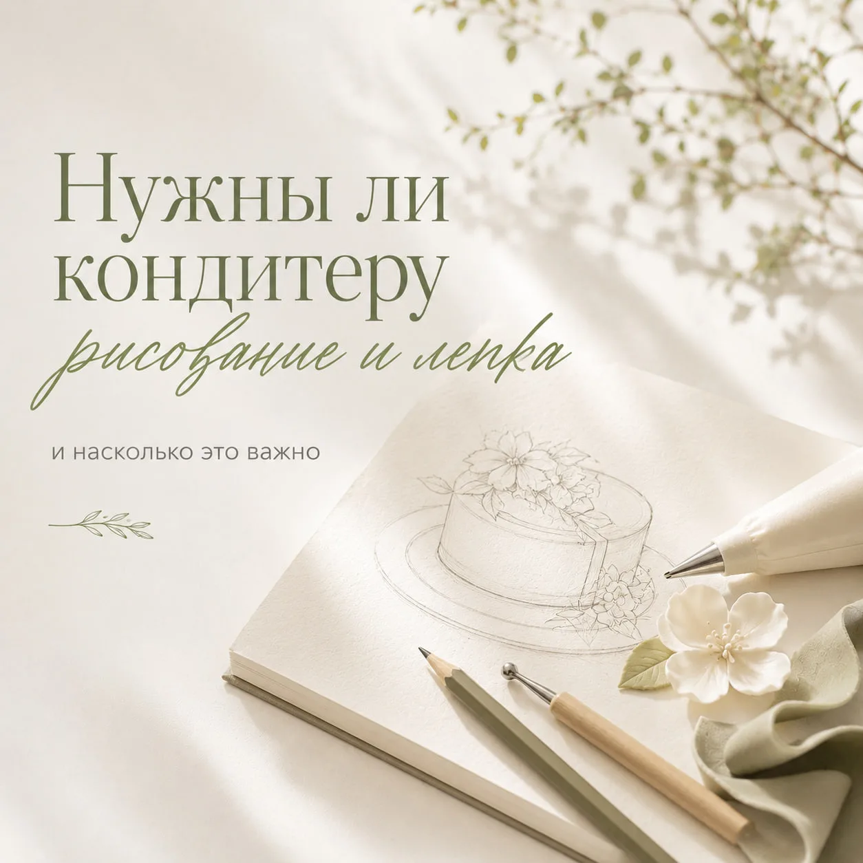 🎨 Нужно ли кондитеру уметь рисовать и лепить? Не талант, а ремесло

Вопрос от вас:
⁨Ольга, наскольк