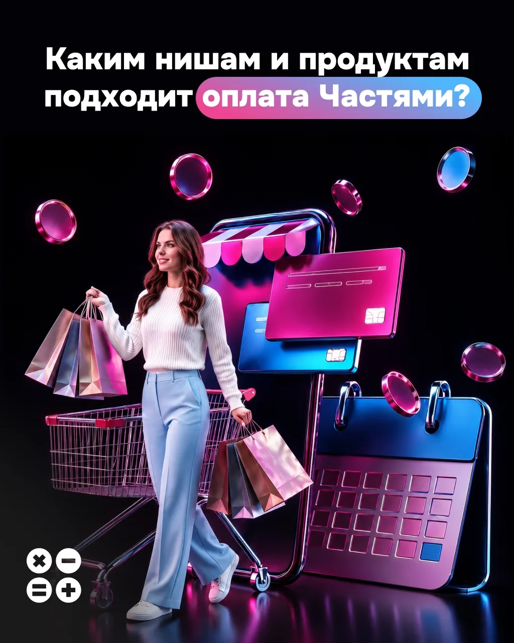 💸 От обучения до абонементов: что удобно продавать Частями

В нишах с высокими чеками важно не толь
