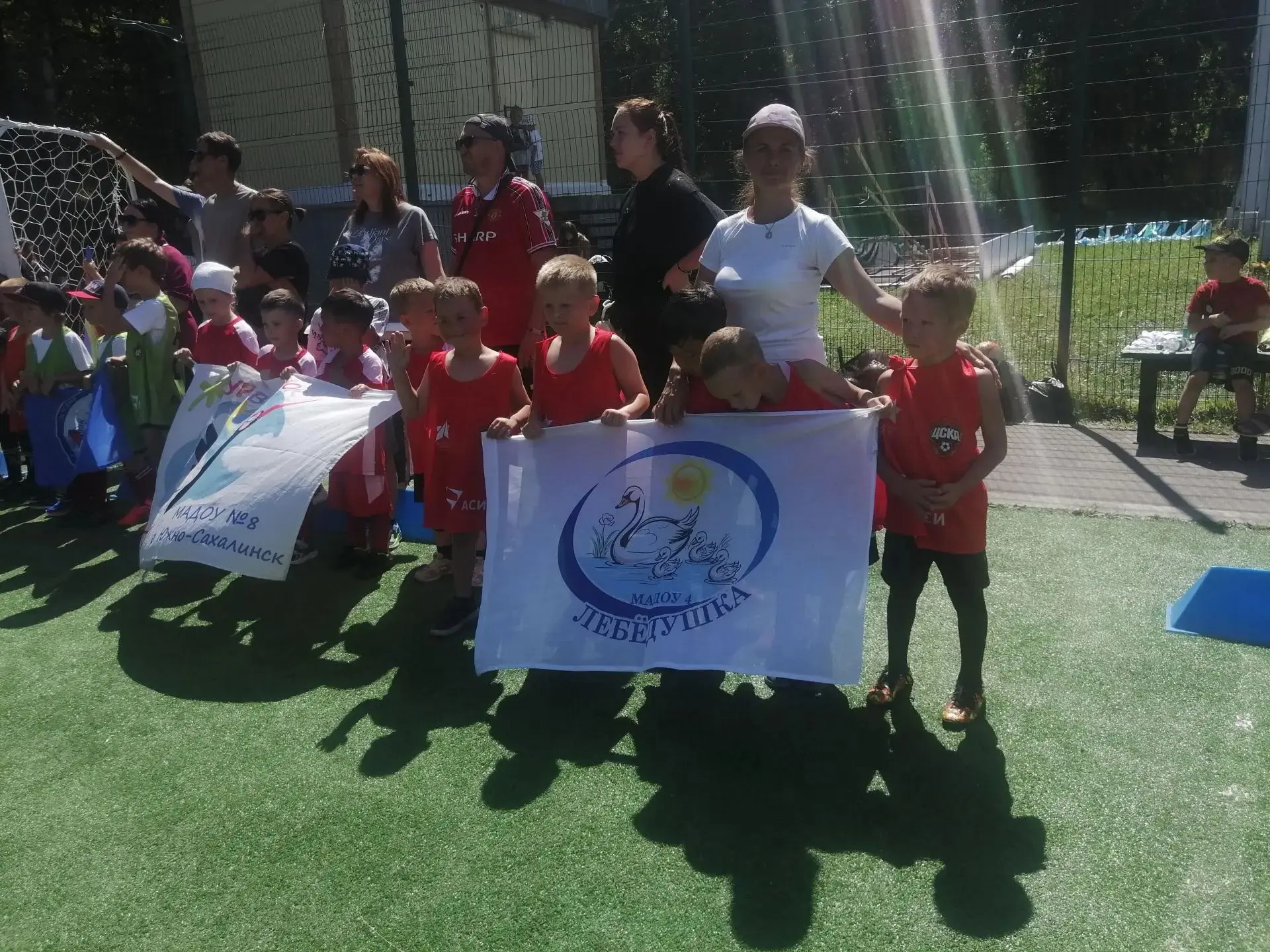 Воспитанники "Лебедушки " приняли участие в фестивале футбола ⚽ ⚽💪