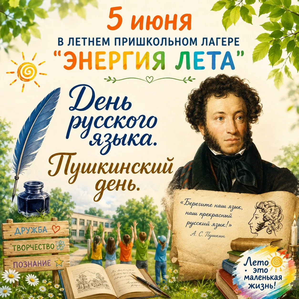 🏚️🐠5 день - Пушкинский день
