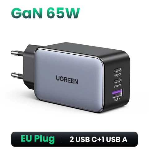 UGREEN 65W GaN зарядное устройство Type-C