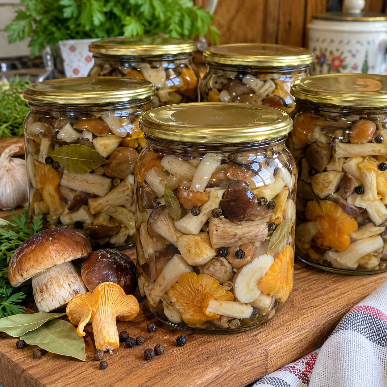 ❤️ Маринованные лесные грибы на зиму — ароматные, пряные и по-домашнему вкусные!