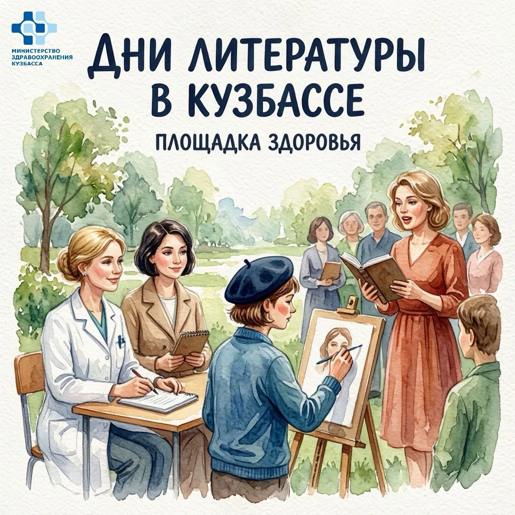 📚 «Дни литературы в Кузбассе» — 3 дня в Кемерове в Парке Олимпийской славы на проспект...