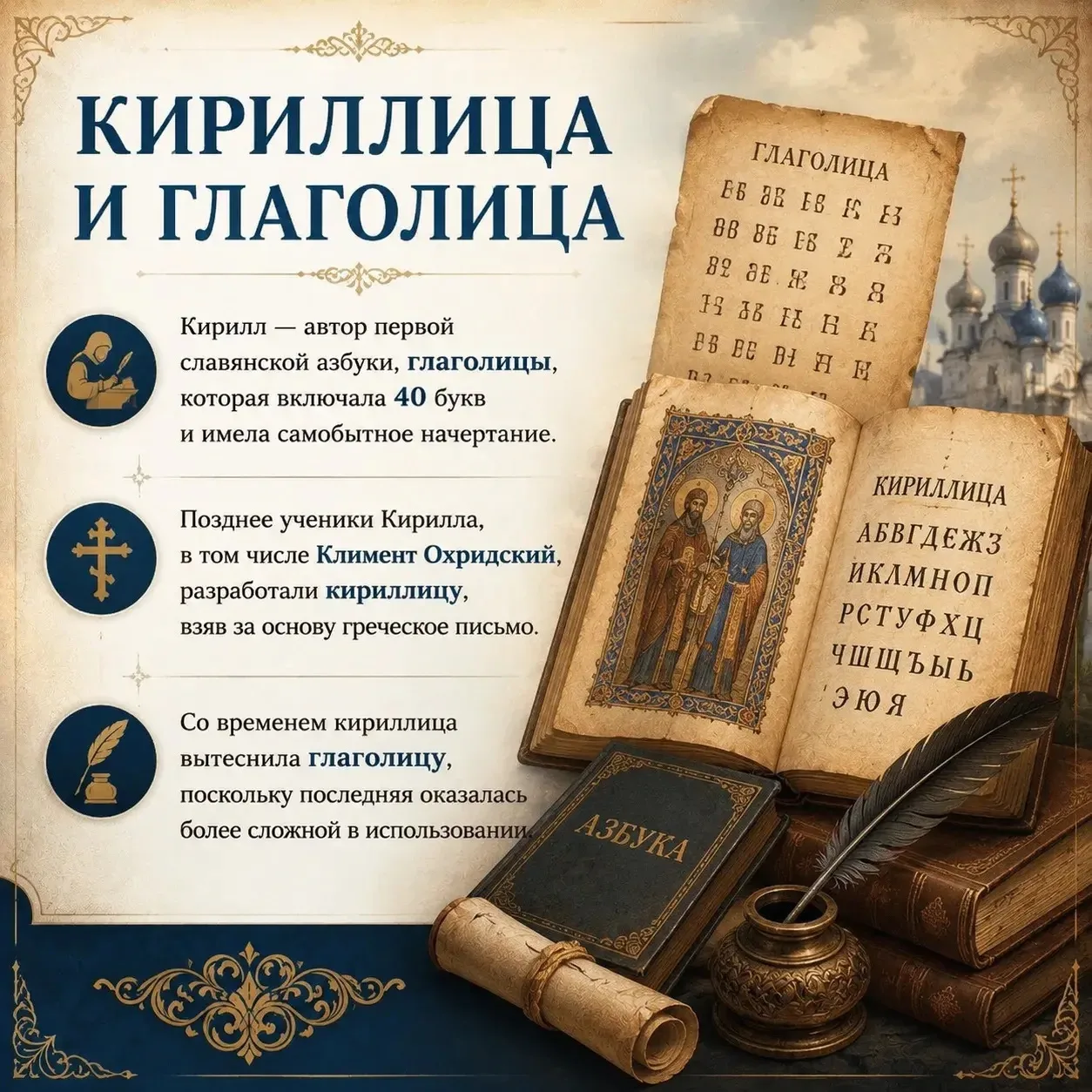 Ежегодно 24 мая отмечают День славянской письменности и культуры — праздник, приуроченный ко дню пам