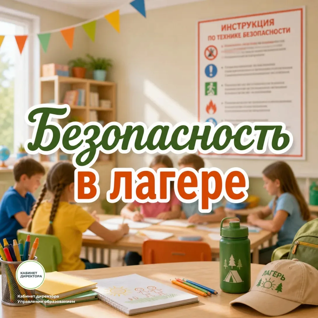 Набор инструкций по технике безопасности для воспитанников школьного лагеря 📌