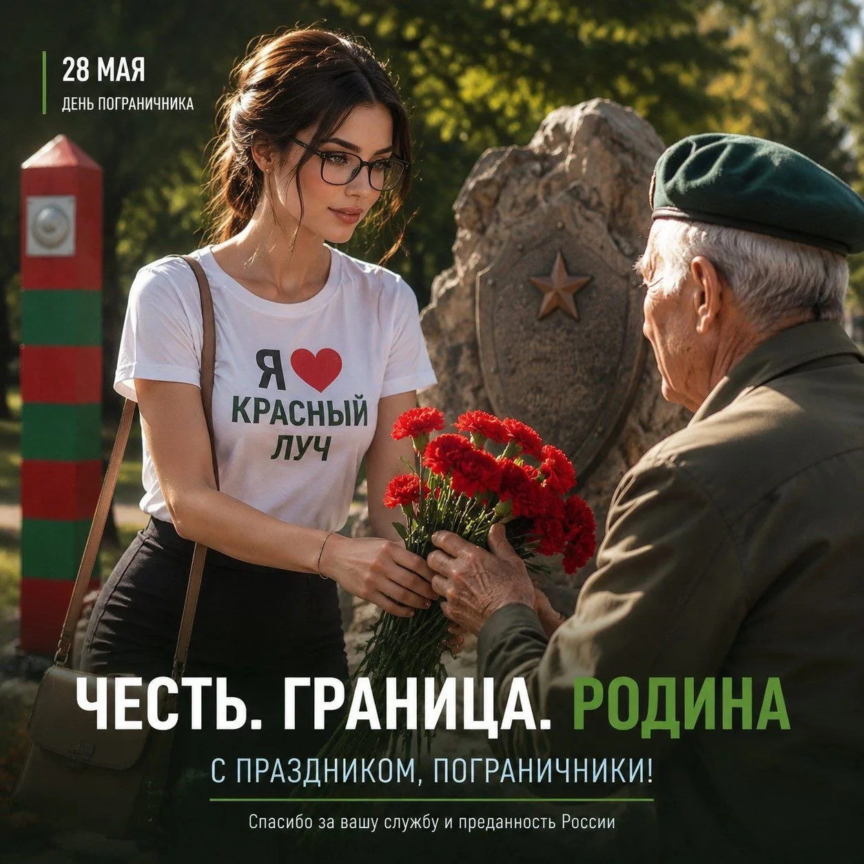 🪖Сегодня свой день отмечают те, кто стоит на защите государственных границ  Пограничная служба — это