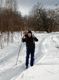 Невероятный лыжный забег в нашей школе!