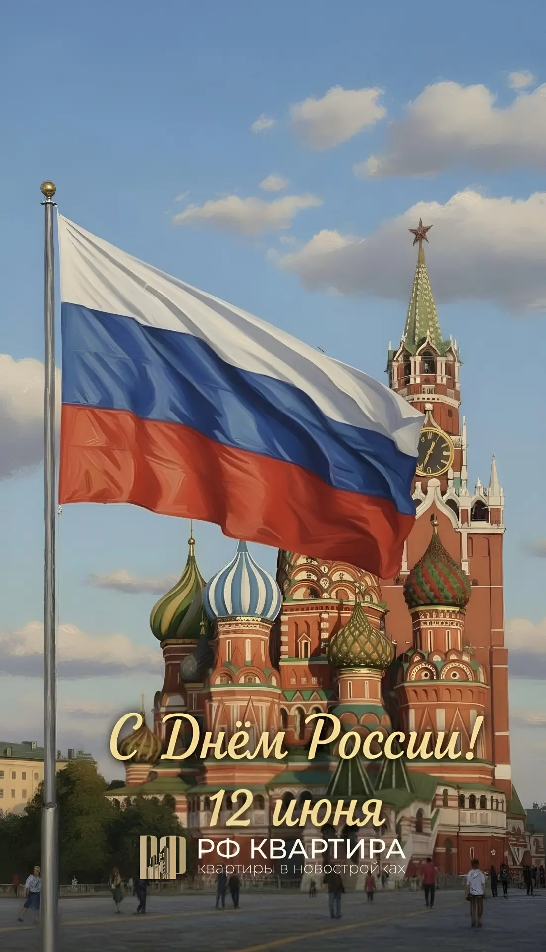Поздравляю вас с Днём России! 🇷🇺

Этот праздник — про страну, в которой мы живём, работаем и строи