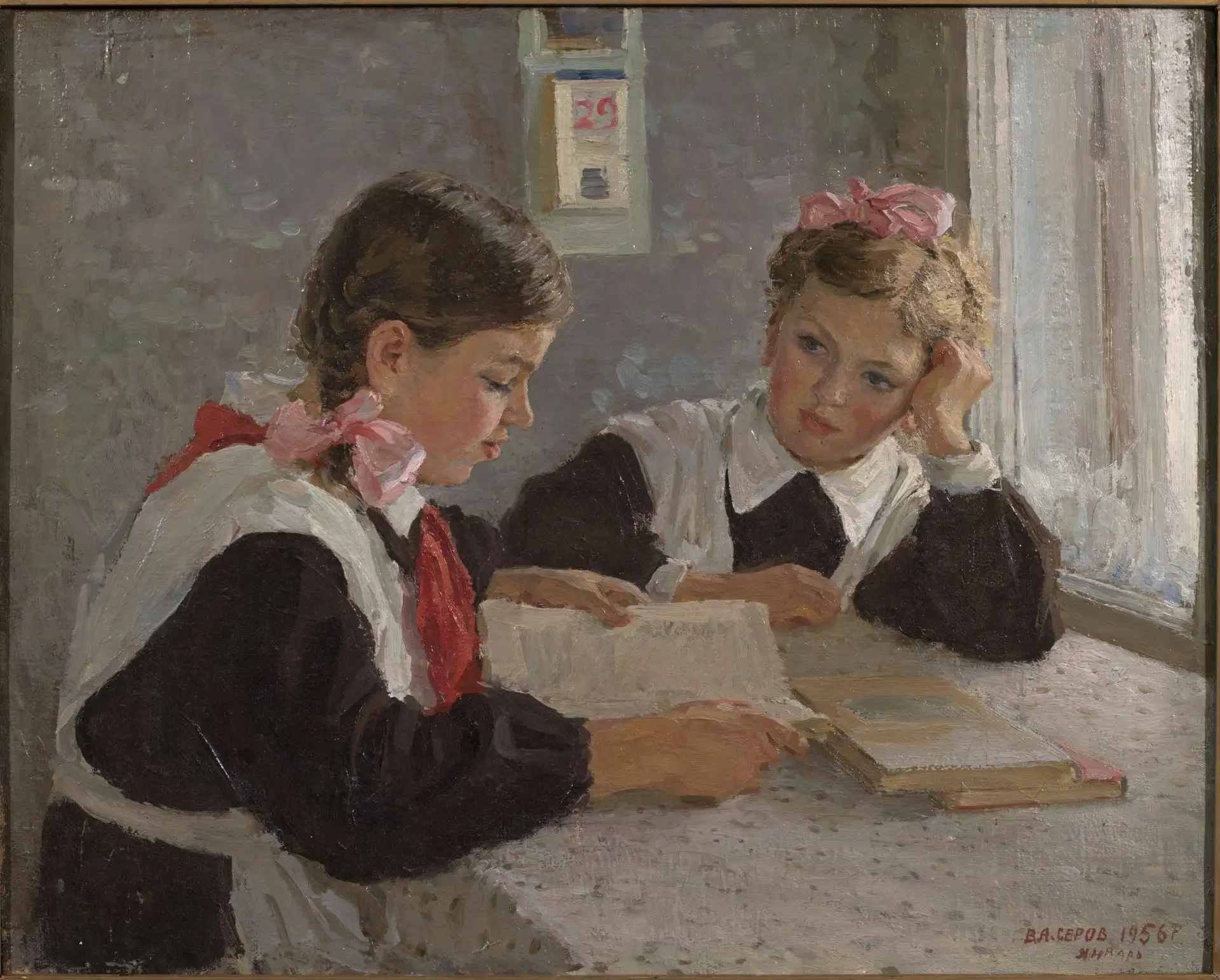 📚«Девочки, тетради и эпоха оттепели: тёплая история одной картины»