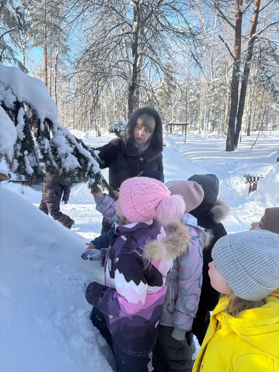 🌞❄️Экскурсия в зимний парк.