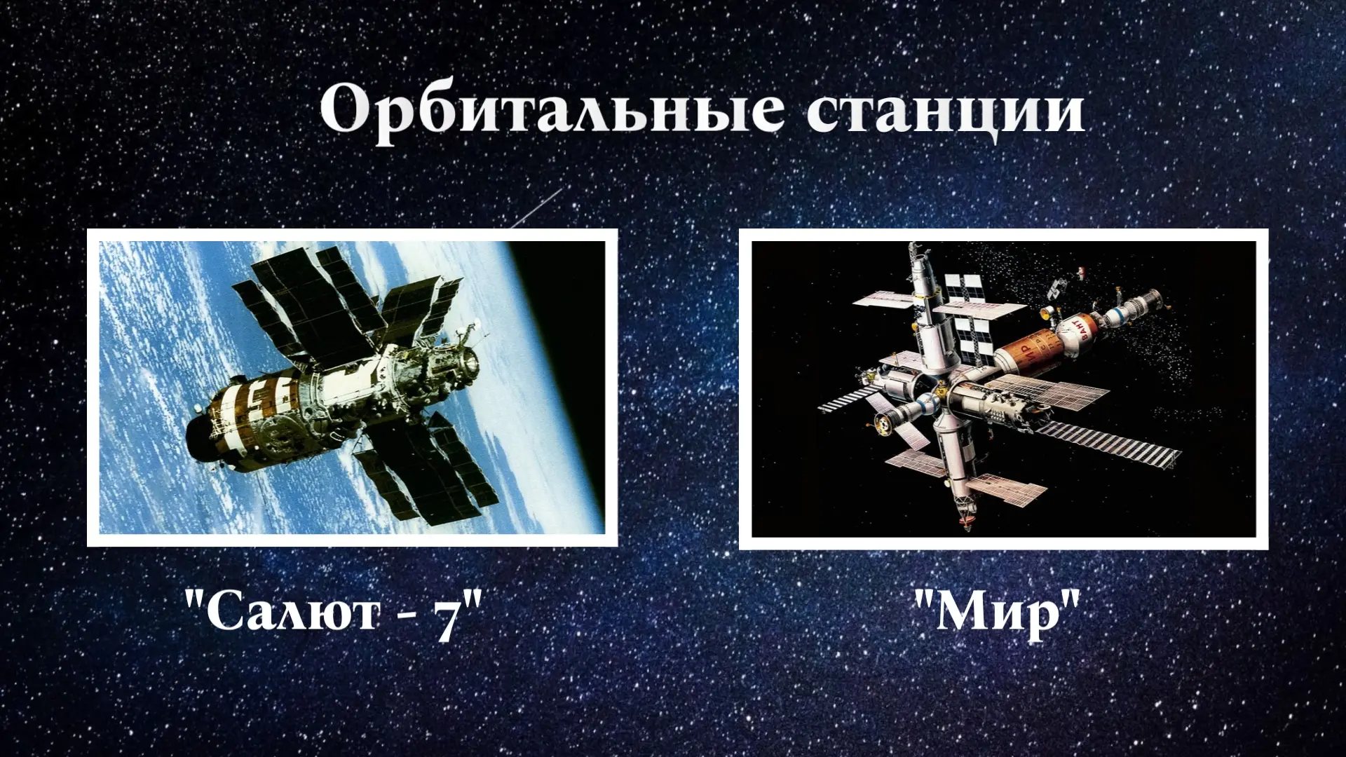 🛰️ «Орбитальные станции: от „Салюта“ до „Мира“ — путь длиною в десятилетия»🛰️  «Неделя космоса» прод