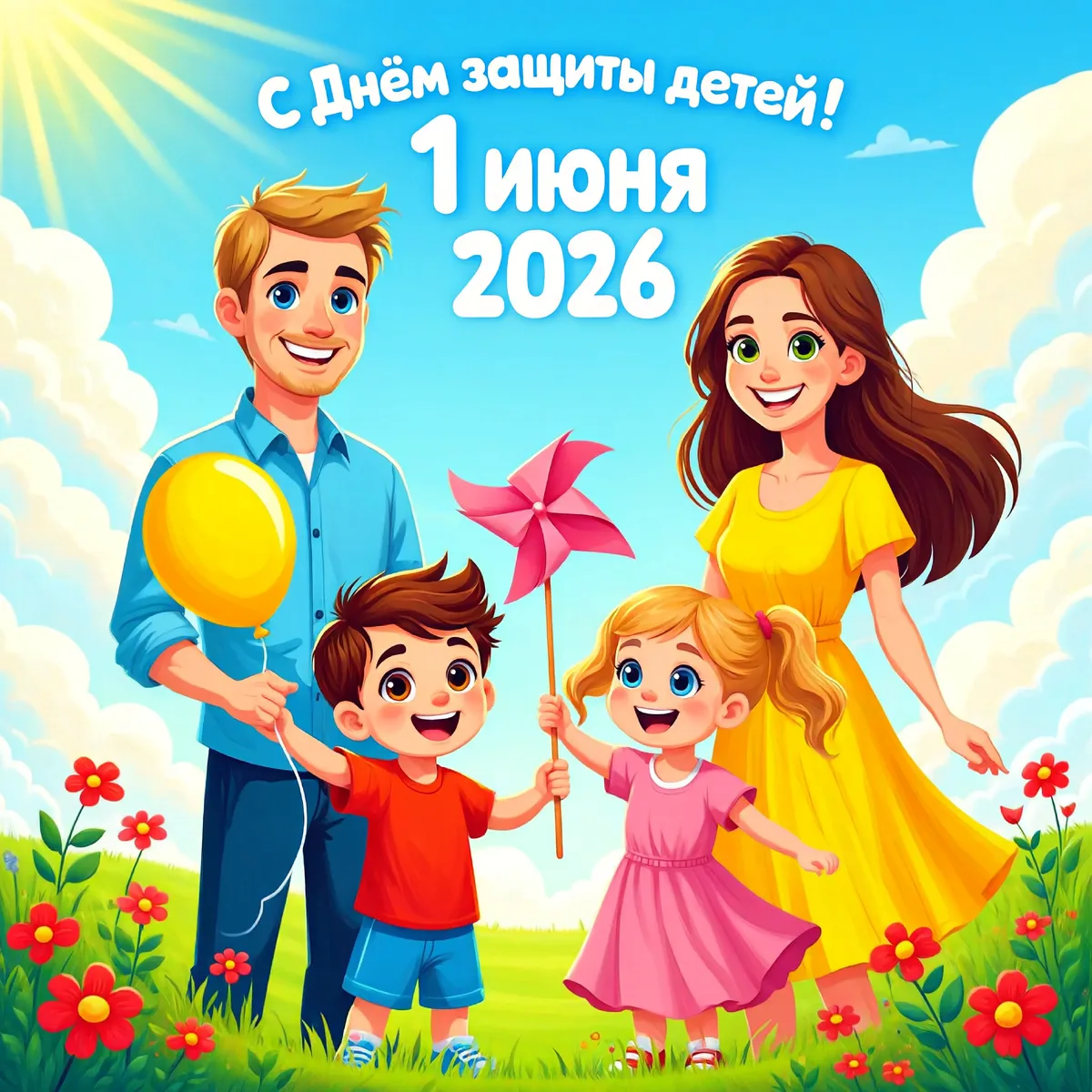 🎉 С днём защиты детей! 🎈