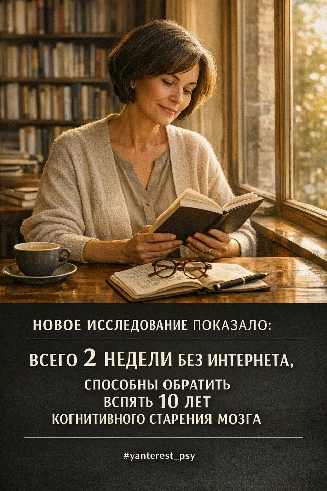 Как омолодить свой мозг на 10 лет? (Спойлер: придется выключить Wi-Fi) 🧠📵