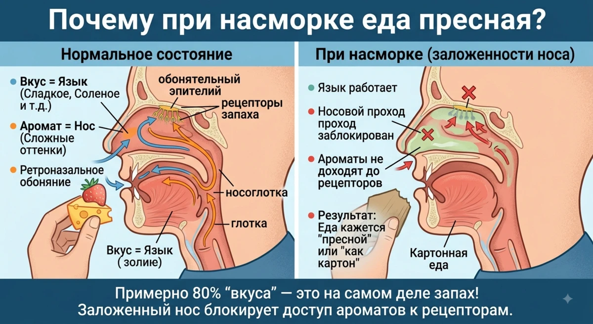 Вкус — это во многом запах 👃🍽️