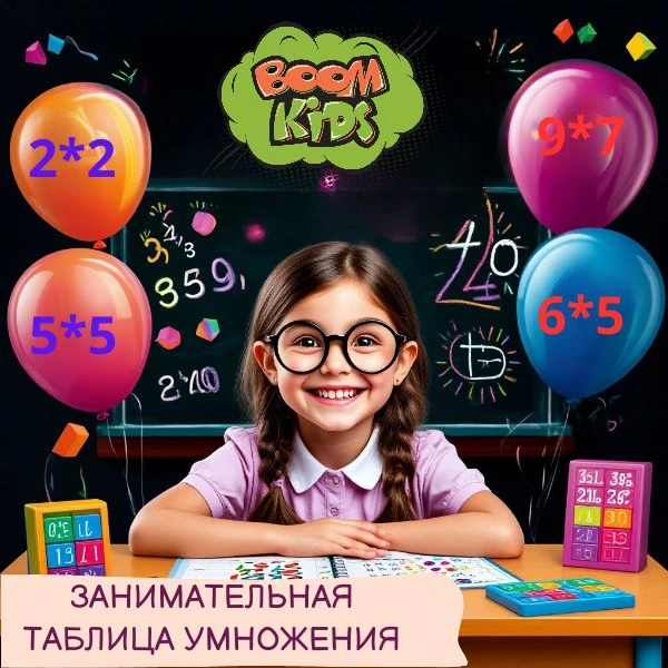 🎯 Хотите, чтобы ваш ребёнок легко и с интересом освоил таблицу умножения?