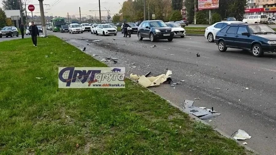 Дрон нацистов атаковал Курск, есть раненый — губернатор Хинштейн