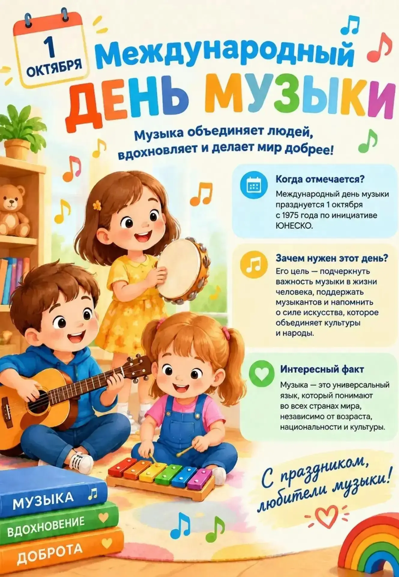 Сегодня мы отмечаем День музыки — праздник, где не нужно быть профессионалом, чтобы поч...