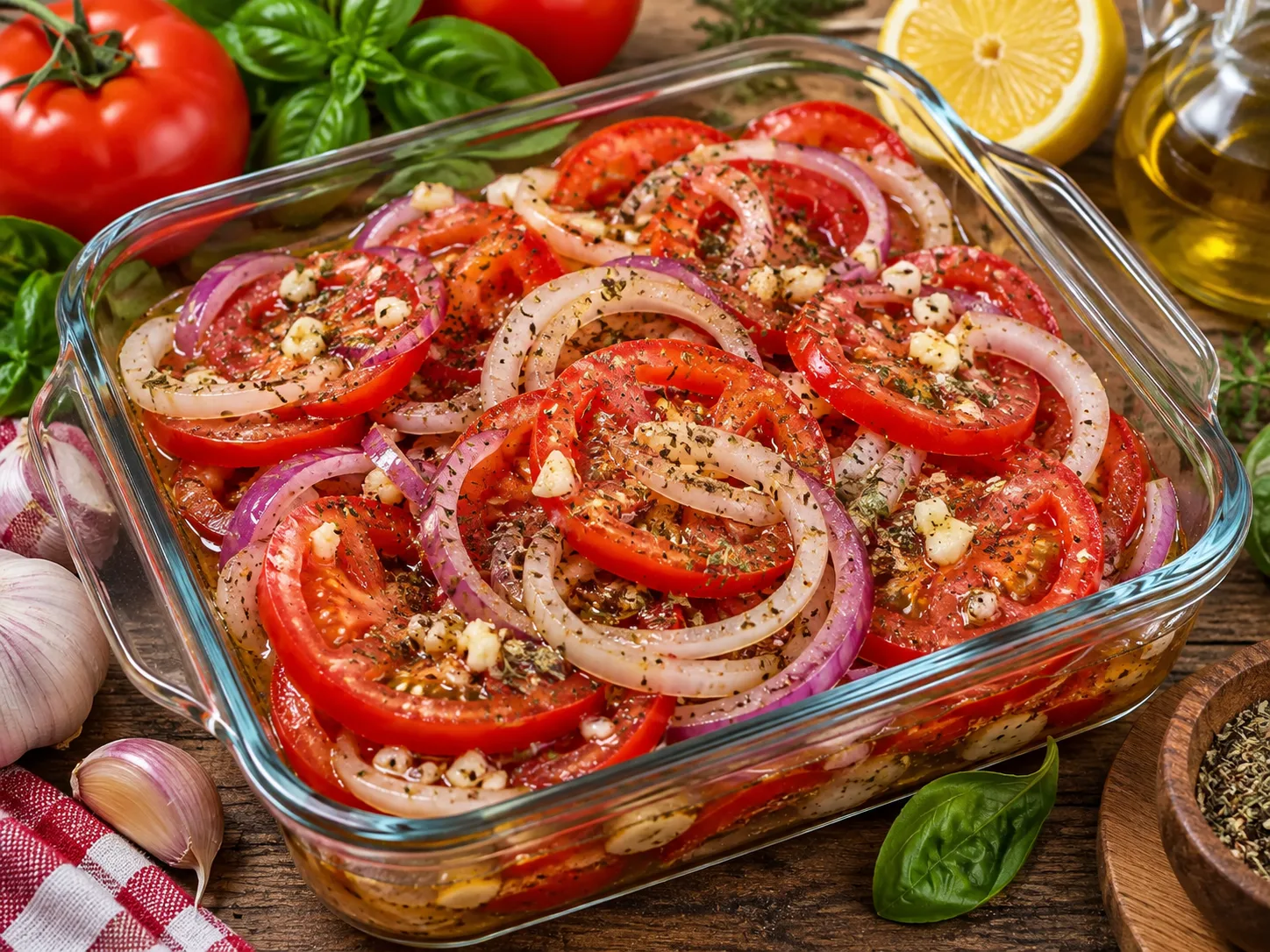 🍅 Закуска из помидоров и лука в чудесном маринаде