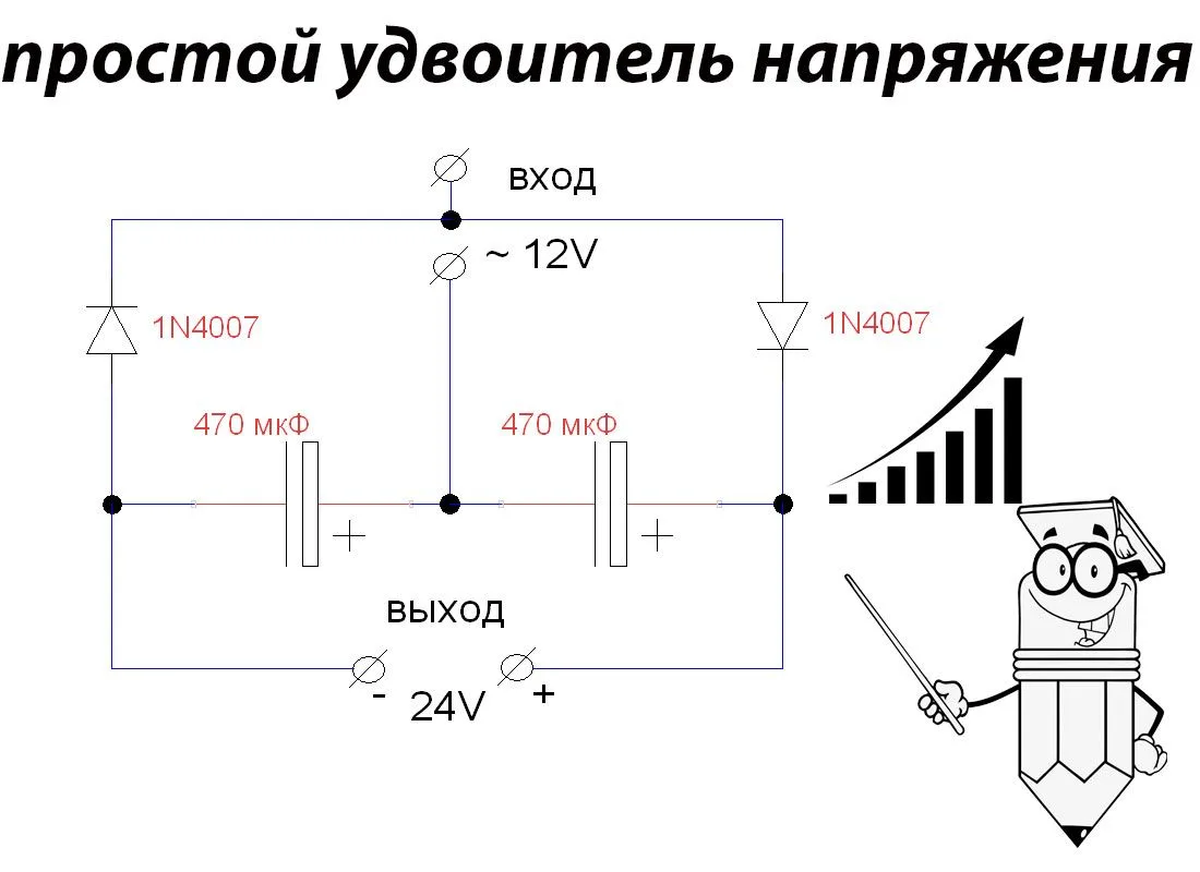 Удвоитель напряжения 📈