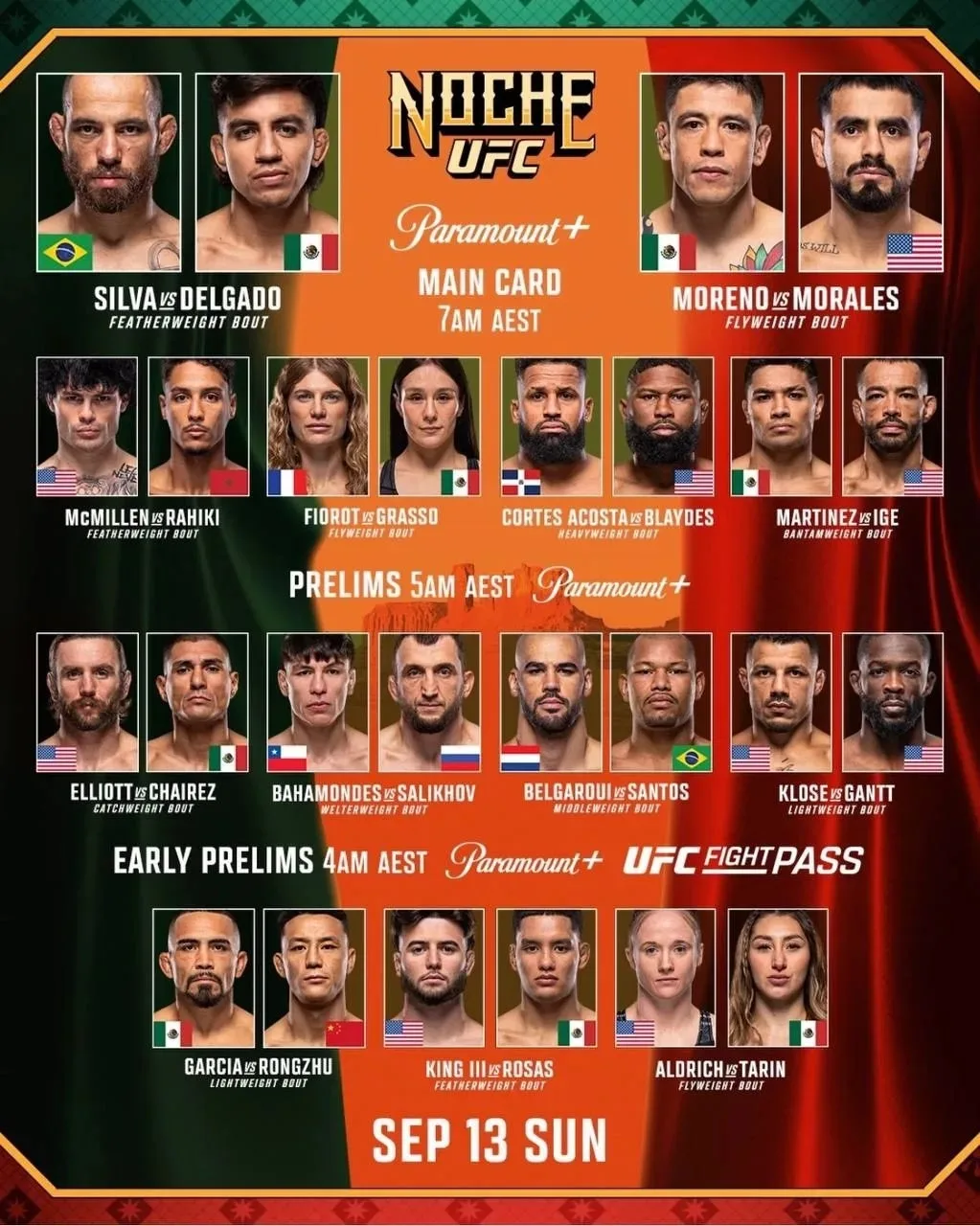 ⚡ОФИЦИАЛЬНАЯ ПРЯМАЯ ТРАНСЛЯЦИЯ #UFCNoche