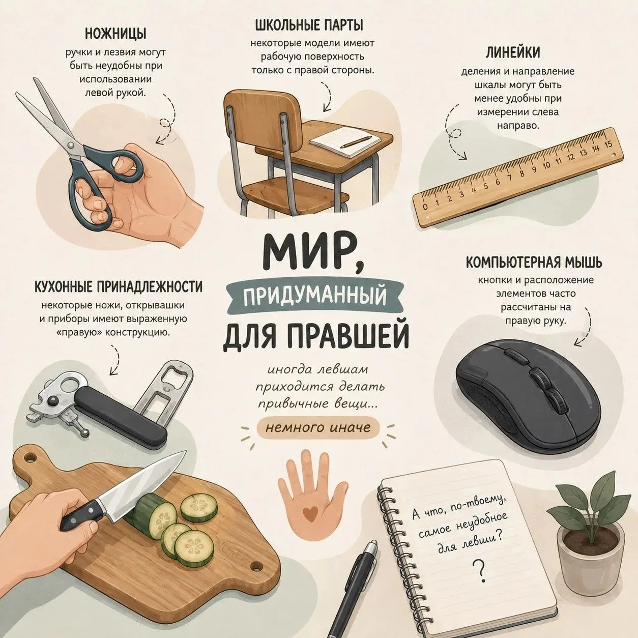 🖐️ МИР, ПРИДУМАННЫЙ ДЛЯ ПРАВШЕЙ