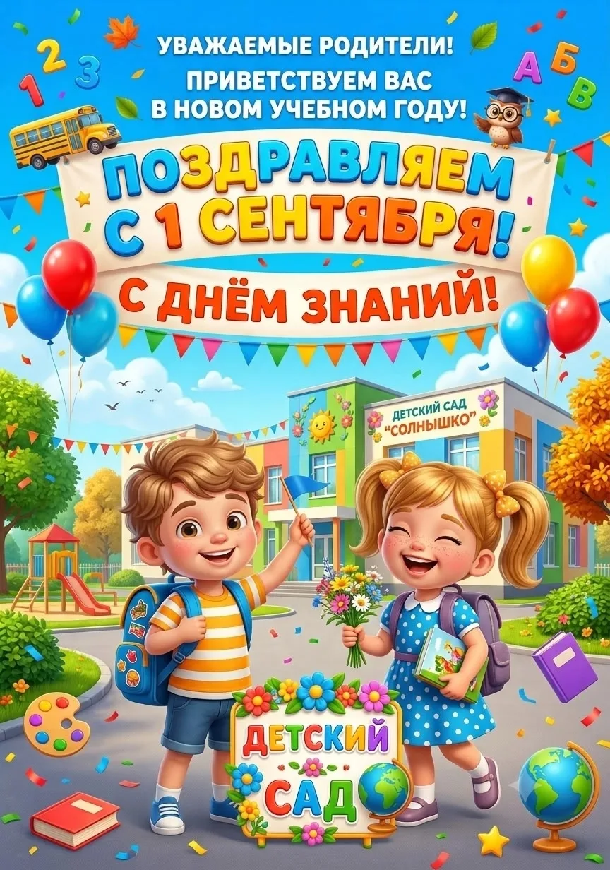 Сентябрь принёс с собой самый долгожданный праздник нового учебного года — День знаний!