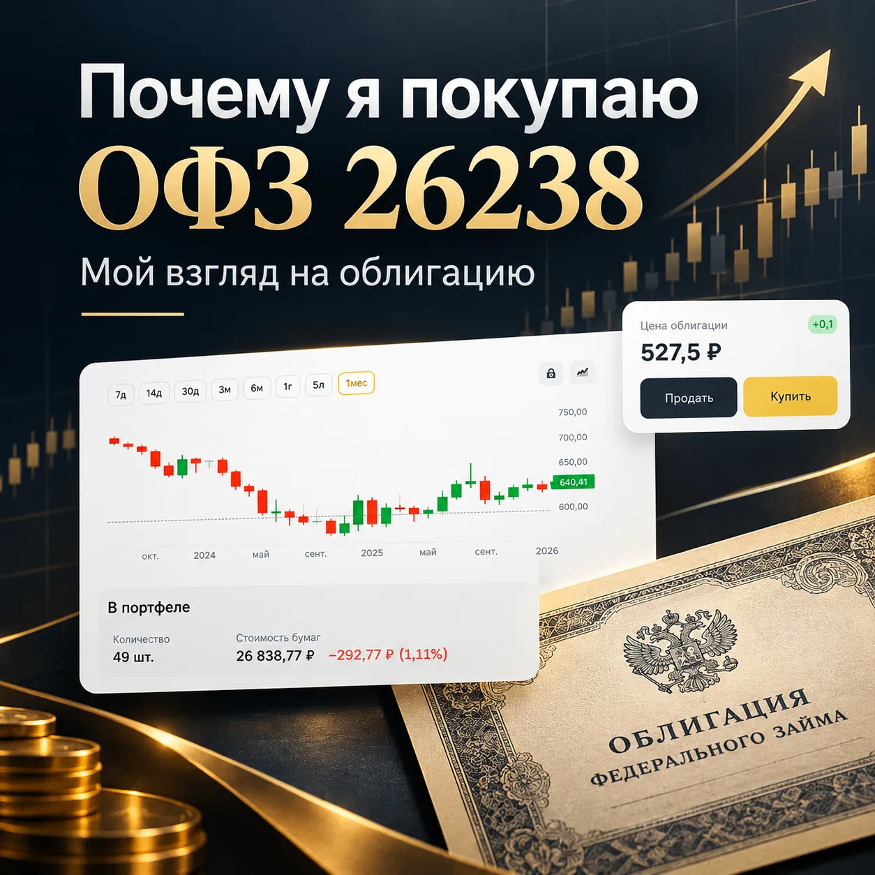ОФЗ 26238: Спекуляция на ставку или пассивный доход?