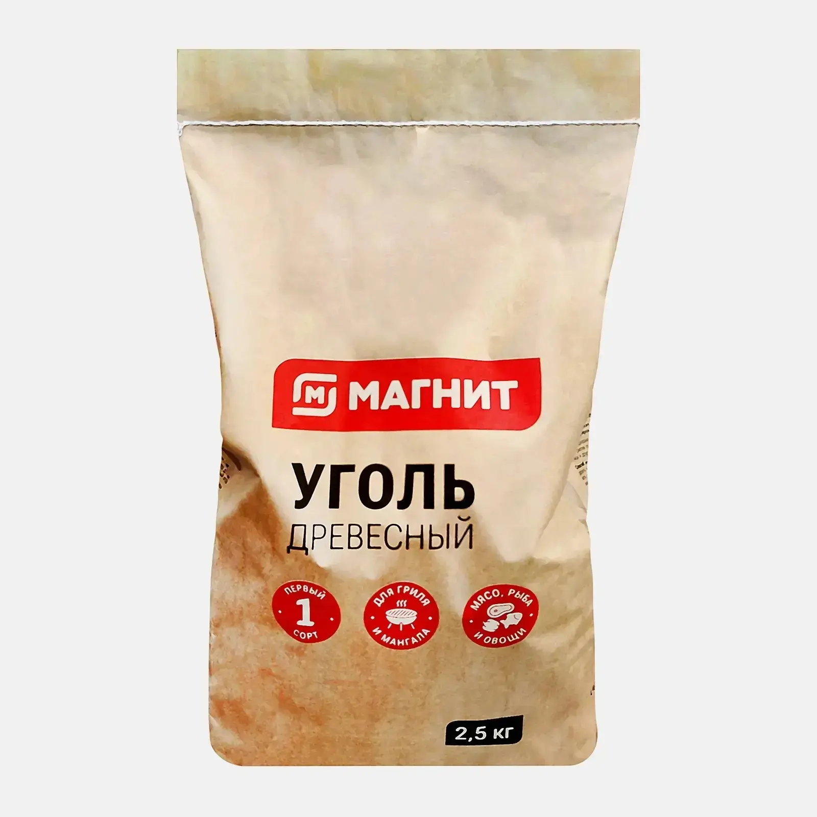 Уголь древесный Магнит 2.5кг