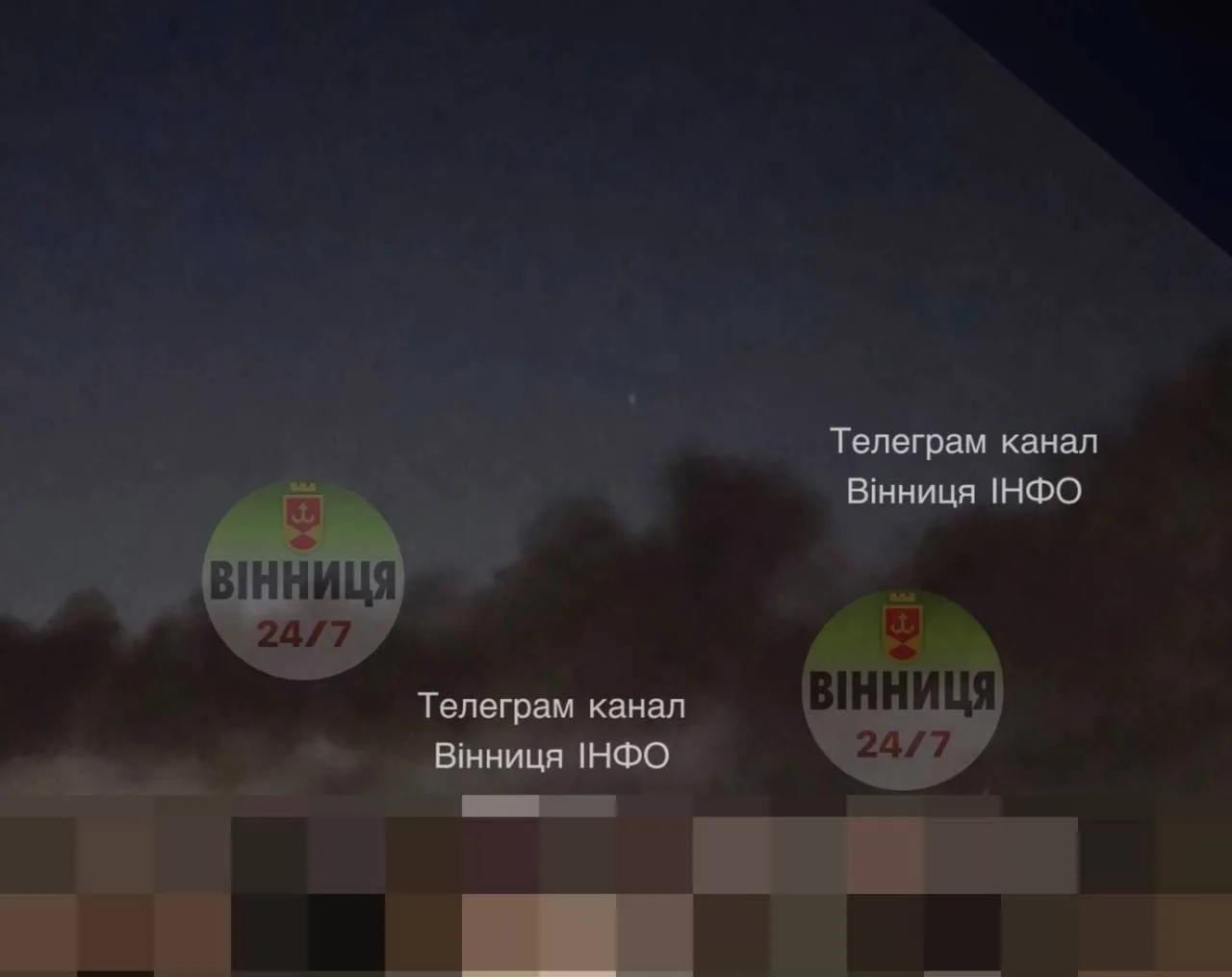😏 Пожар в Виннице после прилета