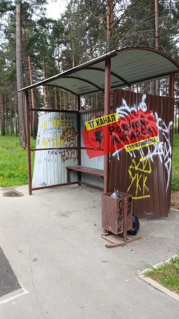 В Родном Ангарске, по новой дороге в сторону набережной, по улице Боринского, вандалы, ...