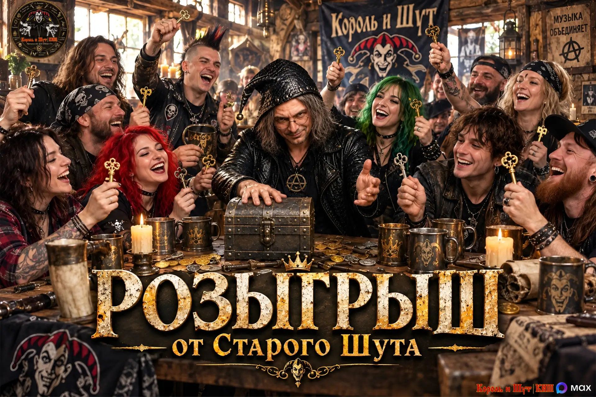 РОЗЫГРЫШ от Старого Шута 💰🗝