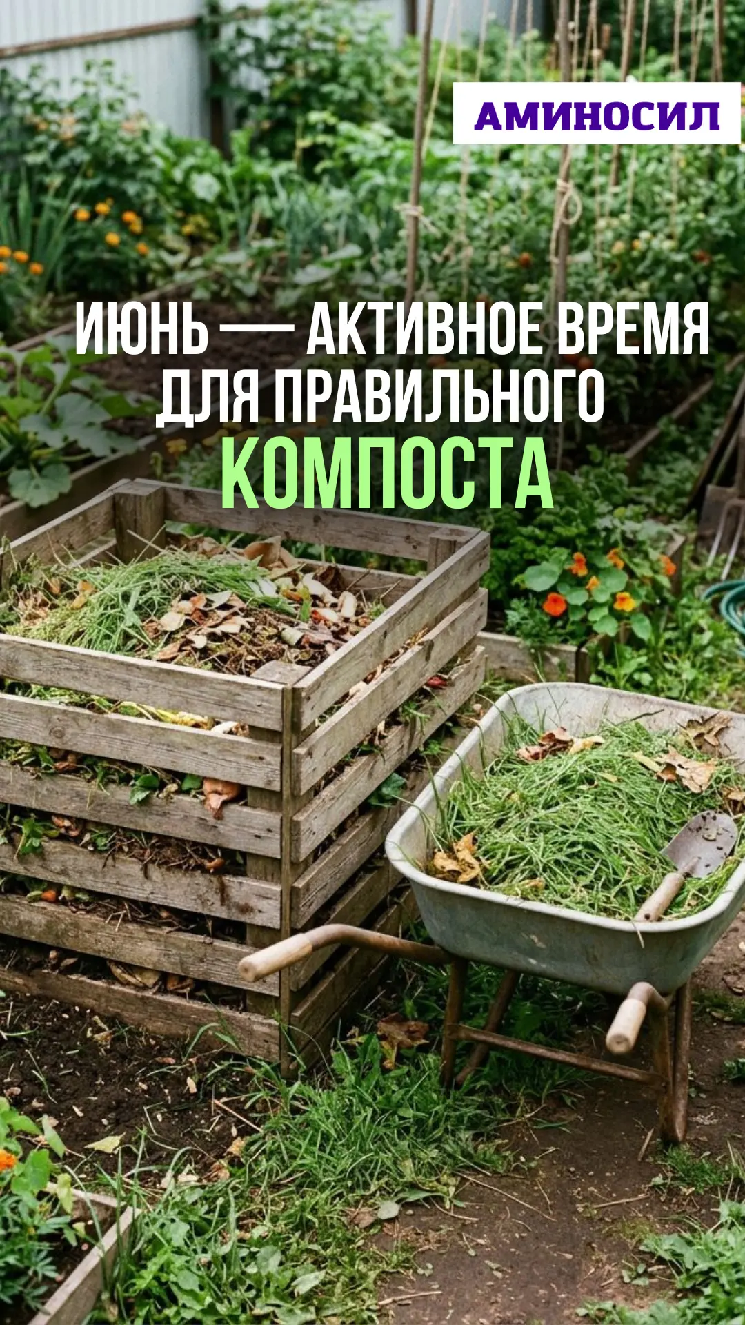 ♻️ Июнь — активное время для правильного компоста

В начале лета на участке появляется особенно мног