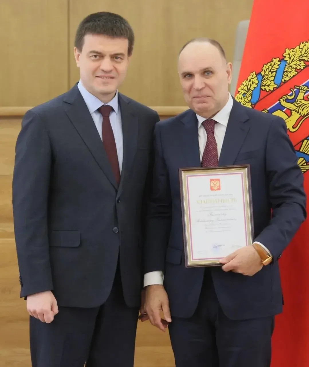 🔵 Владимир Быченков получил благодарность от президента России Владимира Путина за дос...