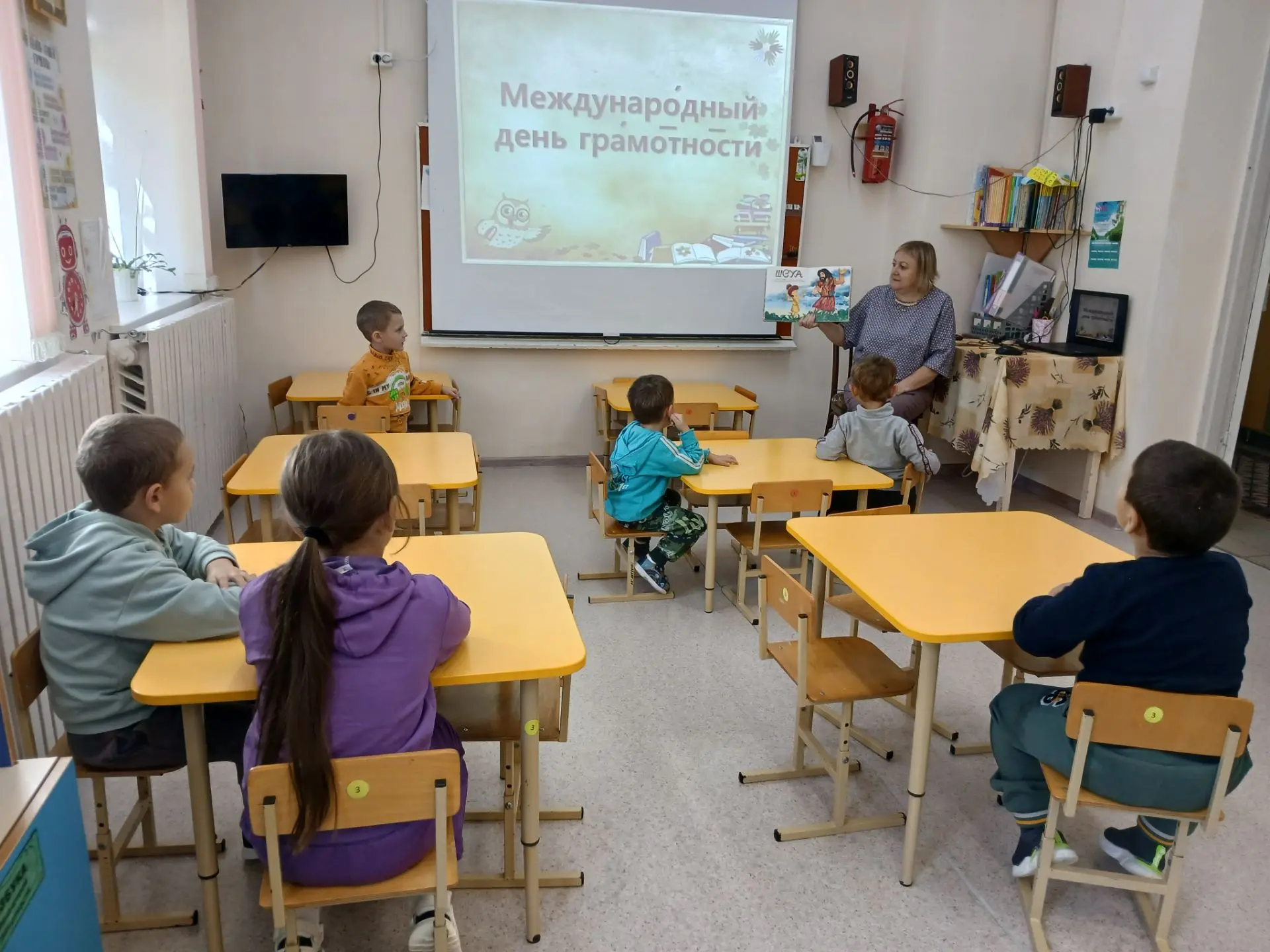 Международный день грамотности  сегодня прошёл в нашем детском саду.