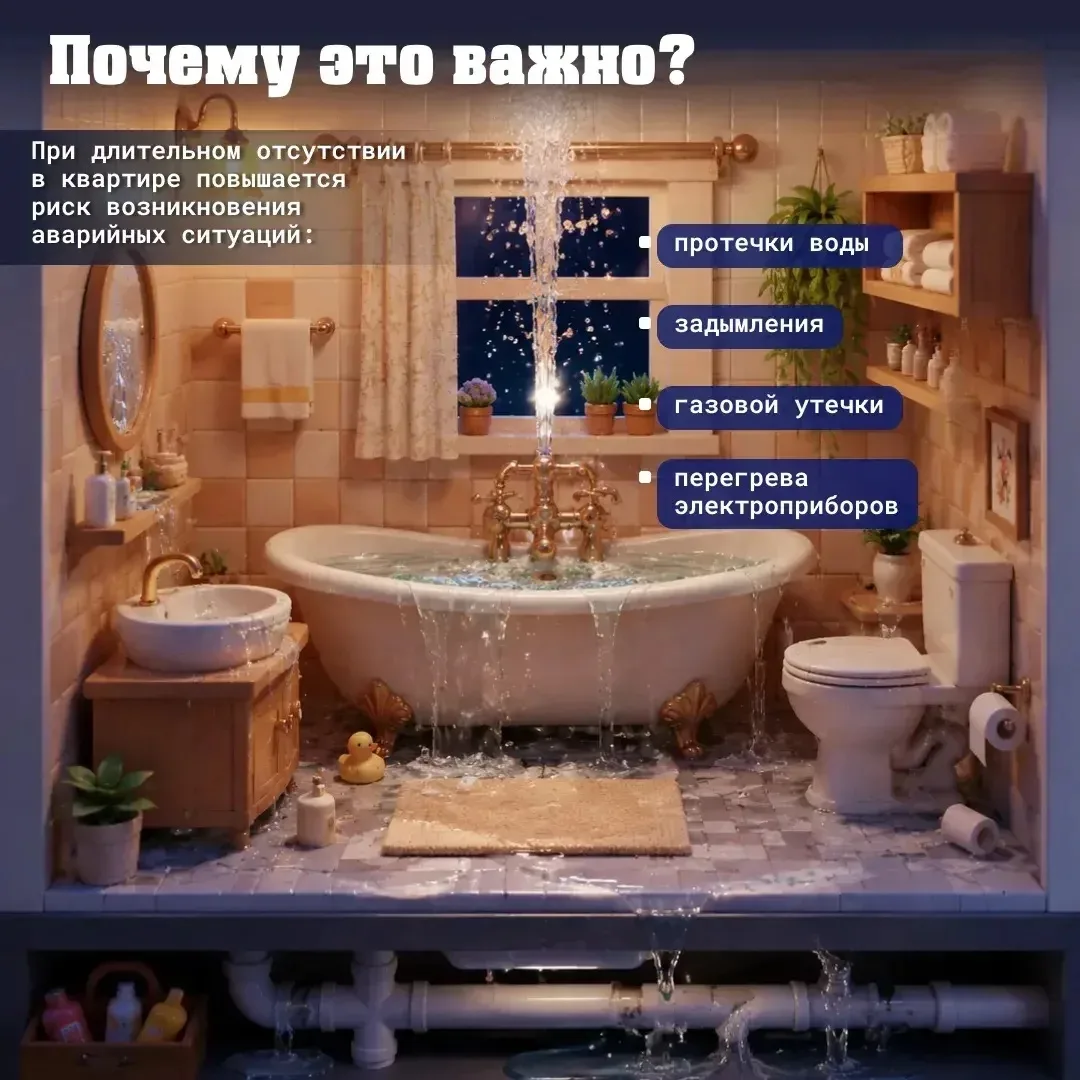 Уважаемые жители многоквартирных домов!

☝️Впереди сезон отпусков – время путешествий и долгожданног