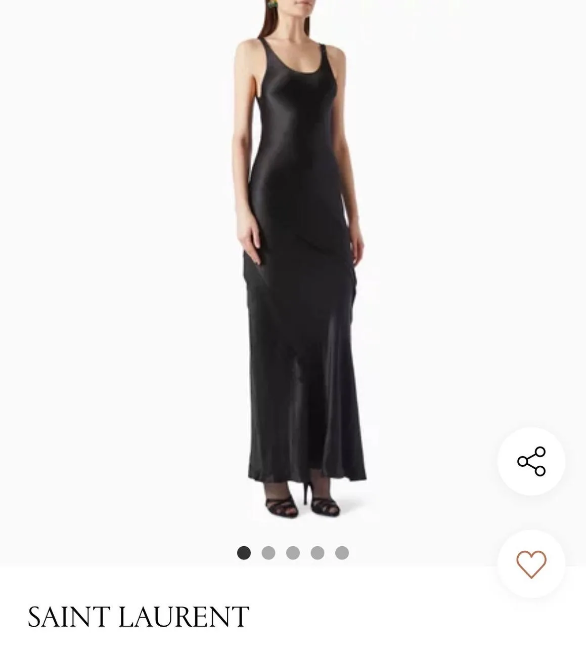 Шелк кади с вискозой Yves Saint Laurent: сатиновый благородный шёлковый блеск и отлична...