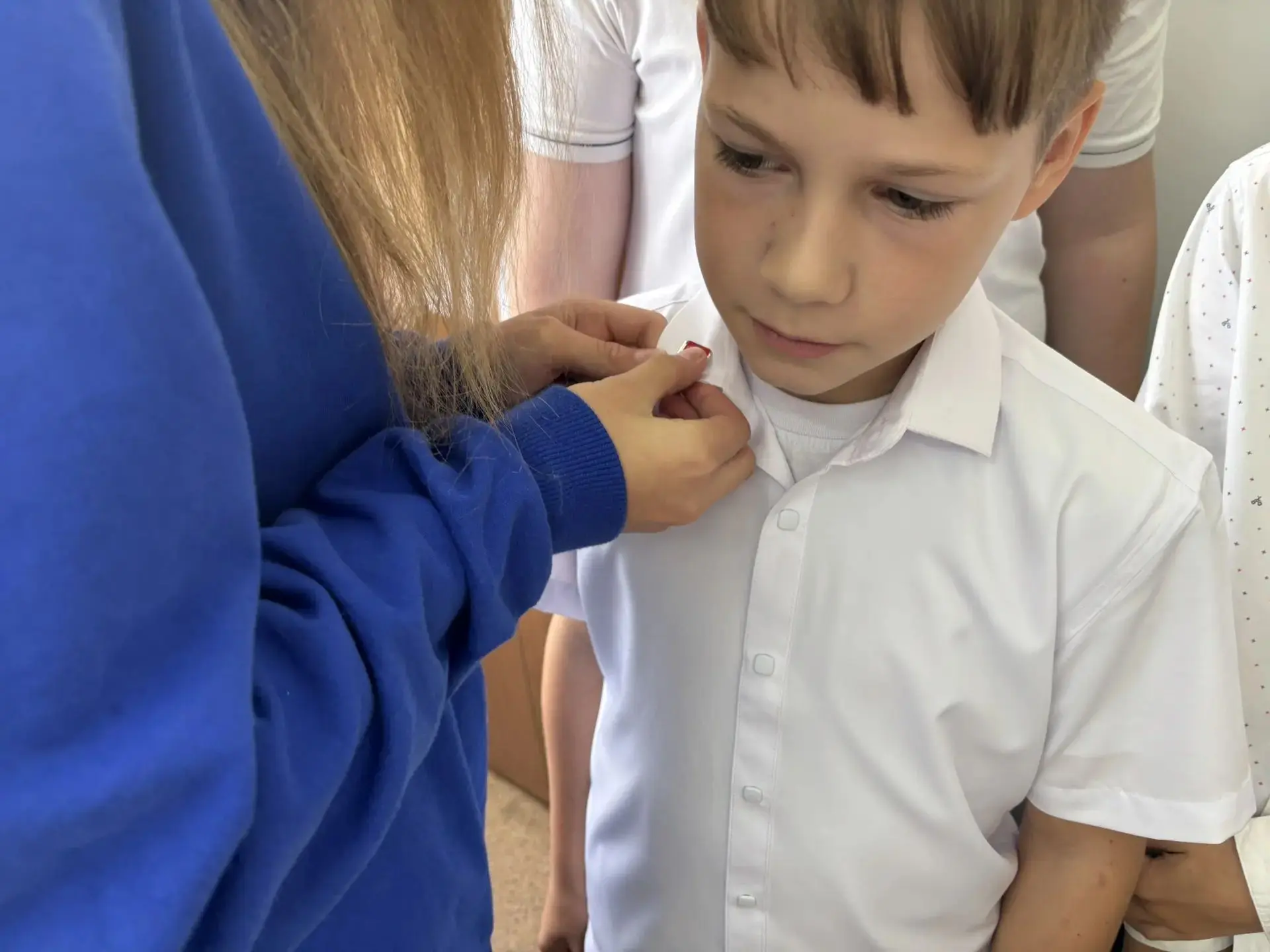 Сегодня в нашей школе состоялось важное событие — посвящение пятиклассников в «Движение...